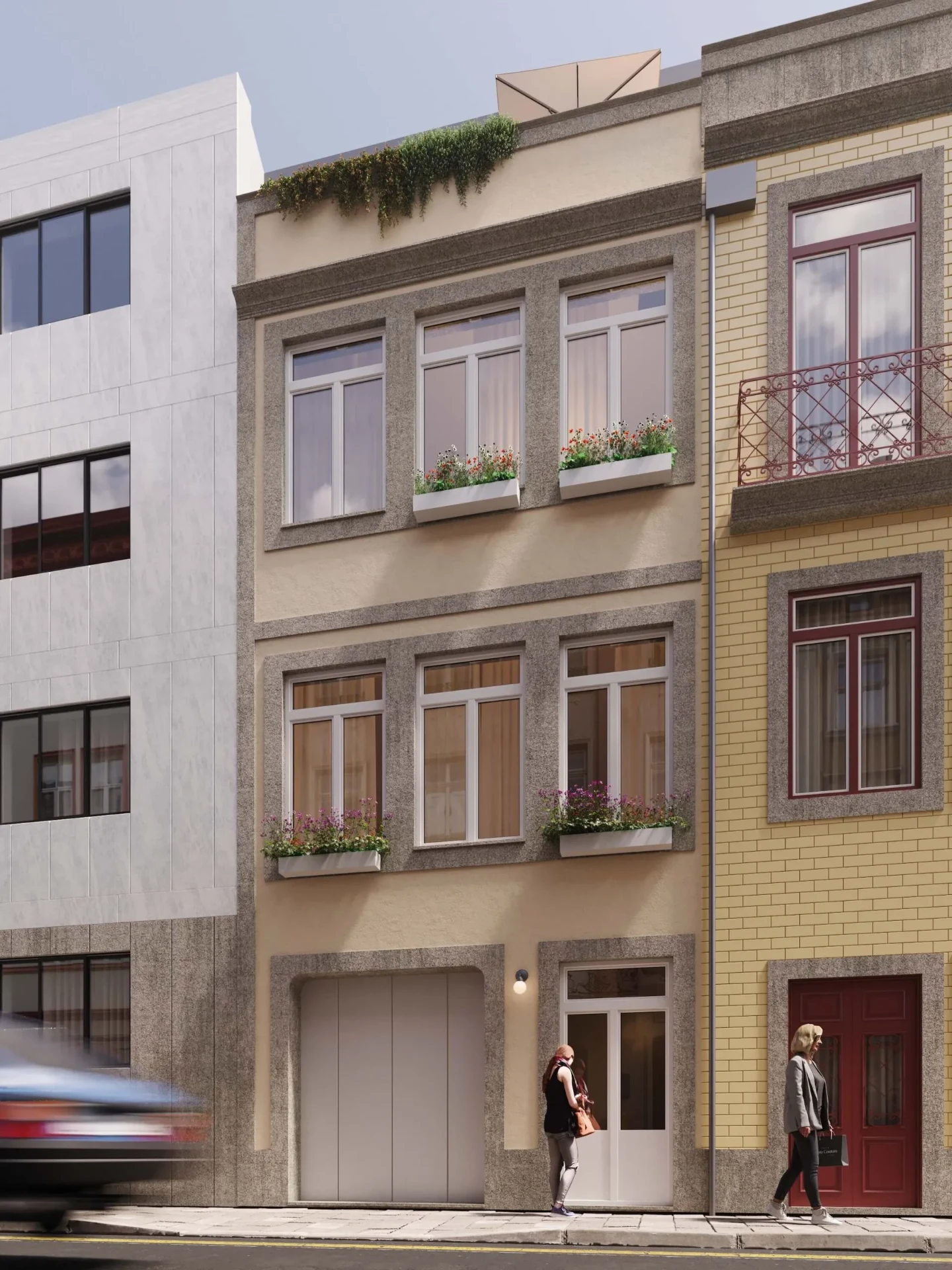 Cedofeita Prestige — restored street façade on Rua do Breiner